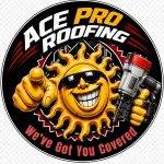 Ace Pro Roofing Logo. We've Got You Covered.