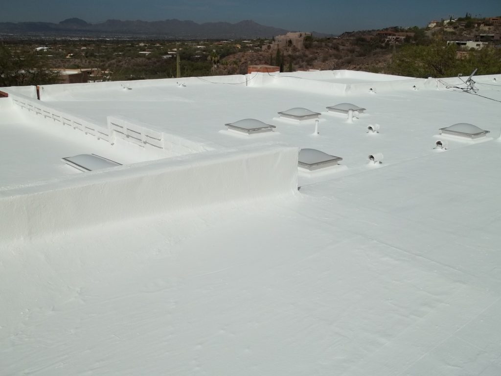 flat roof coating